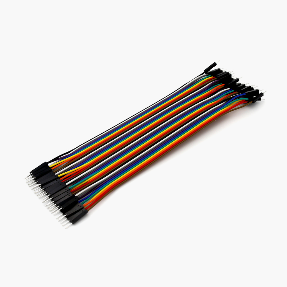 40pcs M-F M-M F-F Dupont Wire Breadboard Jumper Cables Jump Arduino Ribbon Lead 