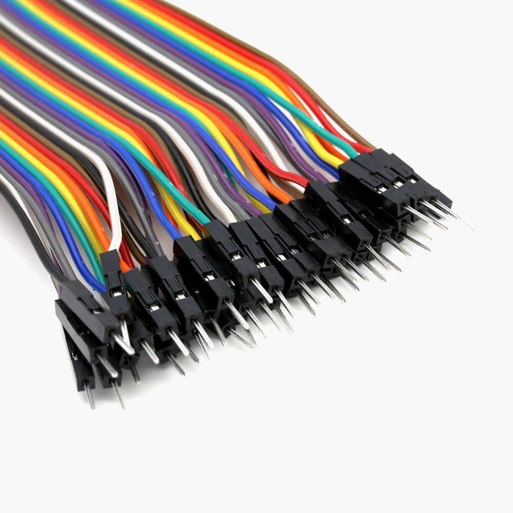 120pcs Multicolored Dupont Wire 40pin M/F, 40pin M/M, 40pin F/F for Arduino  - Rexqualis Industries,Ingenious & fun DIY electronics and kits