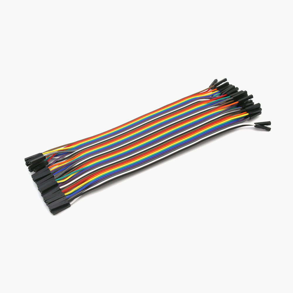  ELEGOO 120pcs Multicolored Dupont Wire 40pin Male to Female,  40pin Male to Male, 40pin Female to Female Breadboard Jumper Ribbon Cables  Kit Compatible with Arduino Projects : Electronics