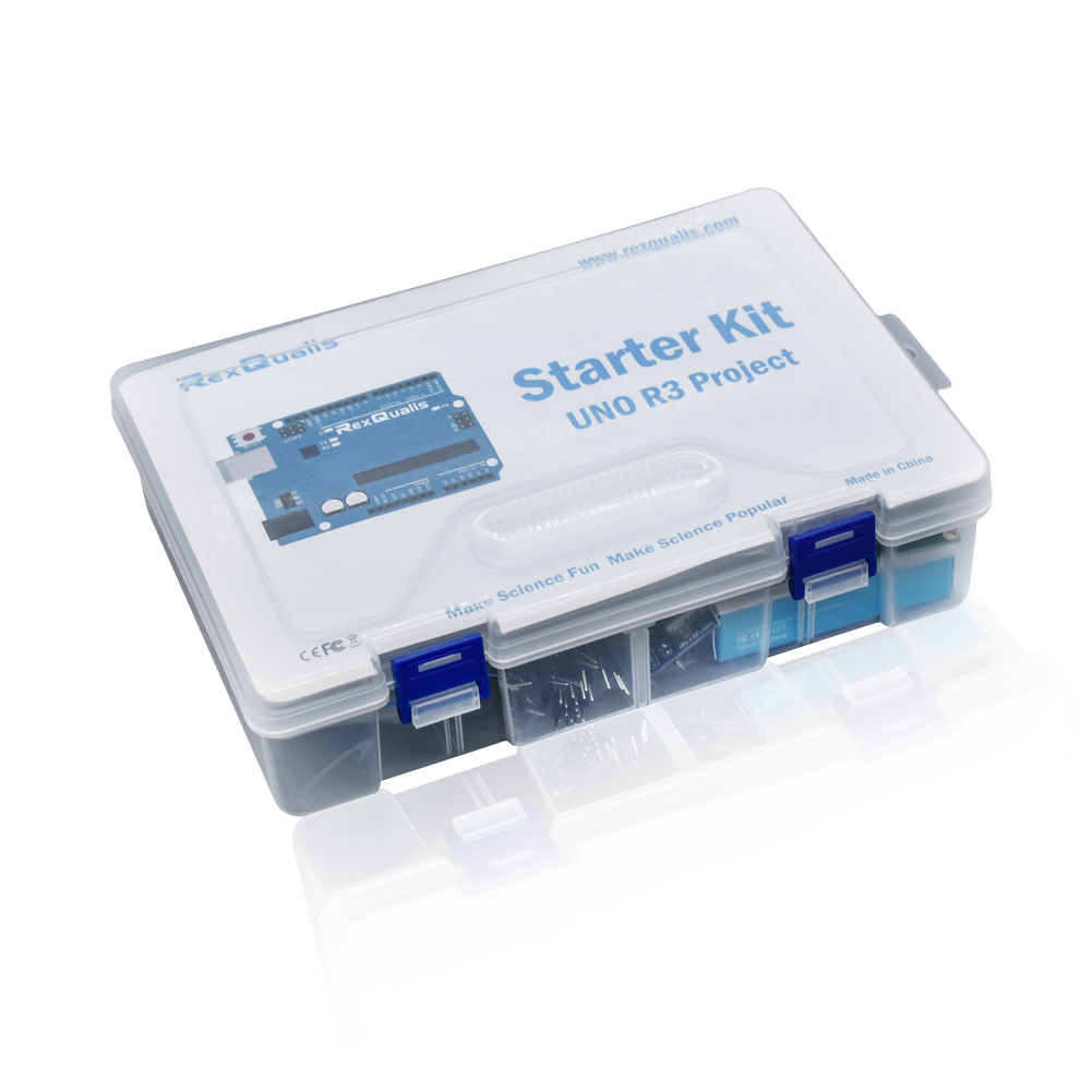 REXQualis Super Starter Kit based on Arduino UNO R3 with Tutorial and  Controller Board Compatible with Arduino IDE - Rexqualis  Industries,Ingenious 