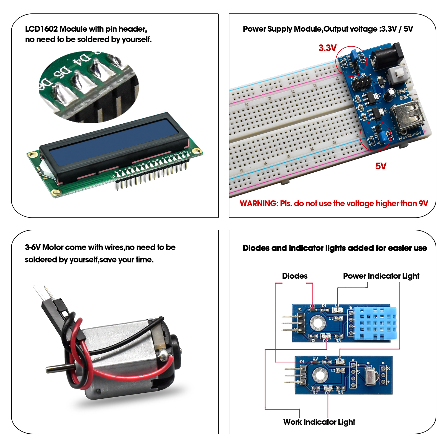 Professional Arduino Starter Kit with Arduino Uno, Sensors and Modules –  QuartzComponents