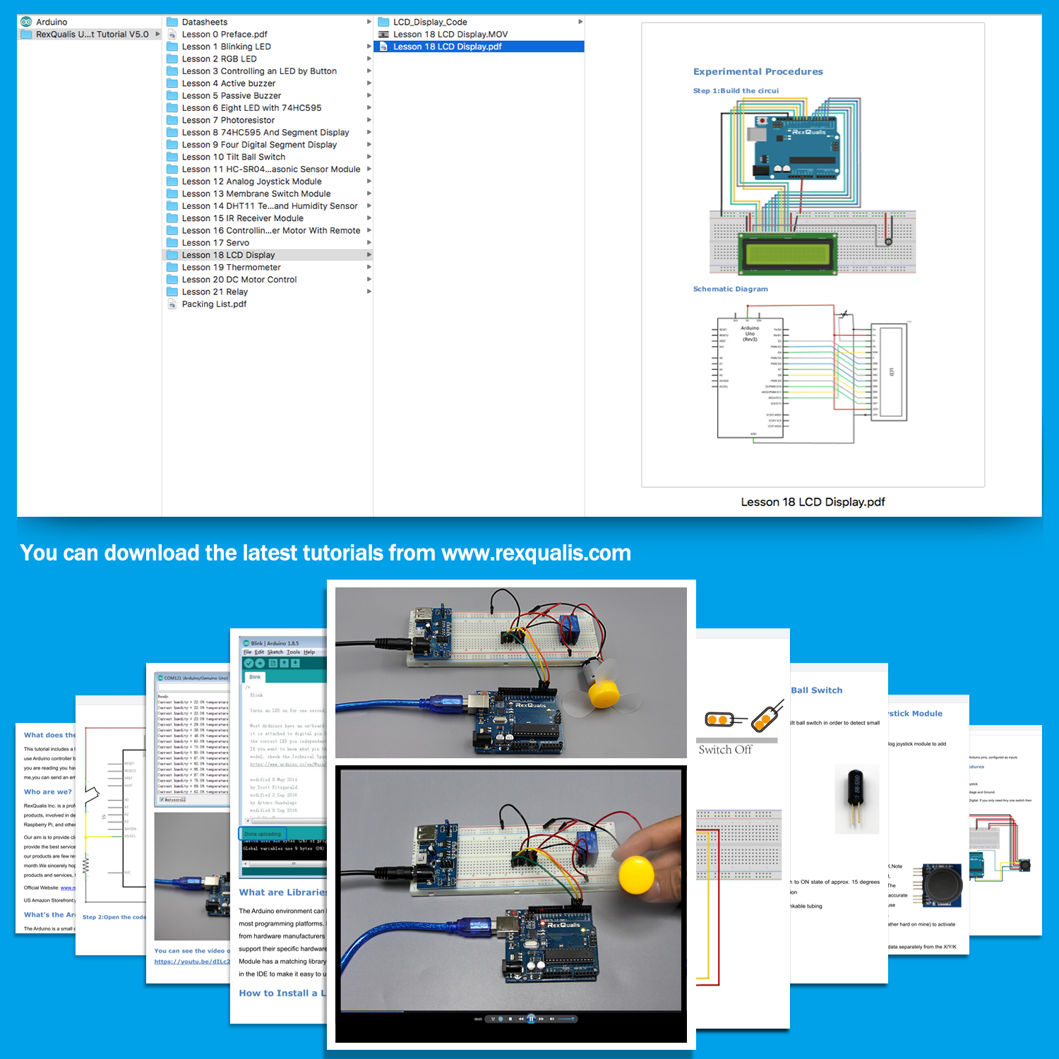 REXQualis Super Starter Kit based on Arduino UNO R3 with Tutorial and  Controller Board Compatible with Arduino IDE - Rexqualis  Industries,Ingenious & fun DIY electronics and kits